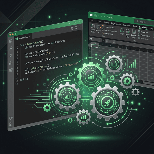 VBA Excel cho người mới: Viết Macro đầu tiên trong 10 phút