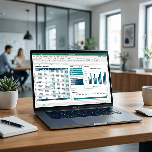 Pivot Table Nâng Cao: Calculated Field, Slicer, Timeline Và Pivot Chart Chuyên Sâu
